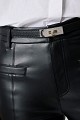 Belt with a rhinestone buckle