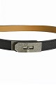 Belt with a rhinestone buckle