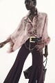 Belt with a metal buckle