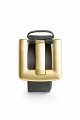 Belt with a metal buckle