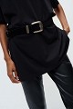 Belt with braided details