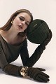 Leather suede bag