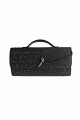 Clutch bag with rhinestones