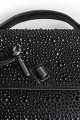 Clutch bag with rhinestones