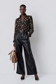 Pleated shopper bag
