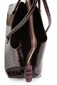 Croco shoulder bag