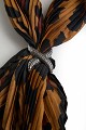 Scarf with jeweled embellishment