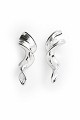 Wavy drop earrings