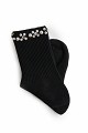 Ankle socks with pearl and rhinestone details
