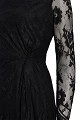 Rochie scurtă cu dantelă și pietricele - Gold Label