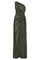 Rochie lungă pe un umăr - Gold label