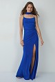 Maxi dress with a scarf detail - Gold label
