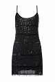 Beaded mini dress - Gold label