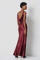 Rochie lungă drapată cu aspect satinat - Gold Label