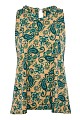 Sleeveless printed top