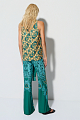 Sleeveless printed top
