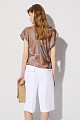 Asymmetrical printed blouse