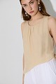 Sleeveless balloon blouse