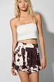 Strapless basic crop top