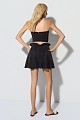 Strapless basic crop top