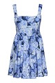 Rochie scurtă cu print floral