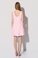 Mini draped dress with pleats