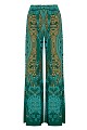 Printed wide-leg trousers