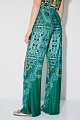 Printed wide-leg trousers