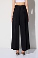 Pantalones de crepé con pliegues