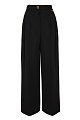 Pantalones de crepé con pliegues