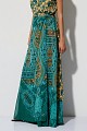 Printed maxi wrap skirt