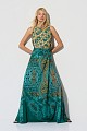 Printed maxi wrap skirt