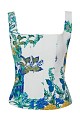Floral corset top