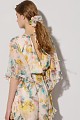 Elastic de păr cu print floral