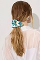 Floral hair scrunchie