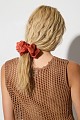Printed hair scrunchie