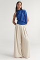 Blusa drapeada con un solo hombro - Gold Label