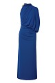 Vestido largo drapeado con un solo hombro - Gold Label