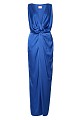 Vestido midi cruzado con acabado satinado - Gold Label