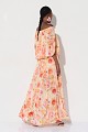 Vestido largo floral con hombros descubiertos - Gold Label