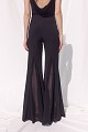 Pantalones de cintura alta con detalles transparentes - Gold Label
