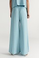 Satin trousers with elasticated waist - Gold label