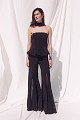 Top sin tirantes con detalle de pañuelo - Gold Label