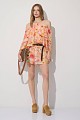 Floral shorts with ruffles - Gold label