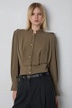 Blouse with decorative buttons
