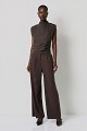 Sleeveless top with ruching