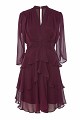 Mini dress with ruffles