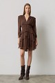 Vestido mini con volantes