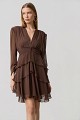 Vestido mini con volantes