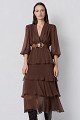 Rochie midi cu volane